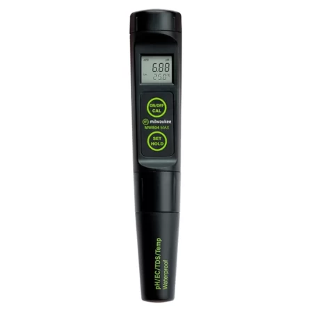 Milwaukee Instruments MW804 pH pen is a 4 in 1 tester that can measure pH, EC, TDS and Temperature.