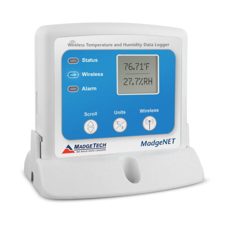 Wireless data logger temperature humidity featuring cloud based monitoring.
