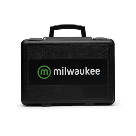 Milwaukee Mi0028 hard plastic carrying case front view.