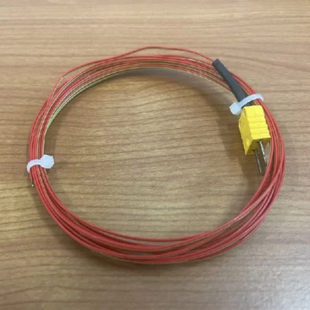 Welded Tip Gas and Water Tight PFA type-K autoclave validation thermocouple, operating range-75ºC to +250ºC.